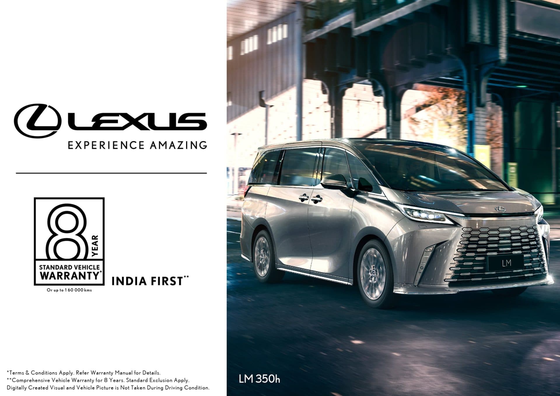 Lexus Enhances Ownership Experience with New 8-Year vehicle Warranty